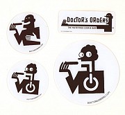 Stickers Doctor's orders (set van 4)