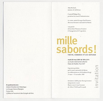 Uitnodiging Mille Sabords! 